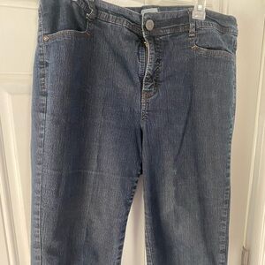 JUST MY SIZE DENIM CAPRI JEANS